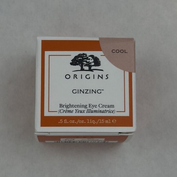 Origins Ginzing Brightening Eye Cream with Caffein and Ginseng Cool 0.5 oz NEW - Picture 1 of 8